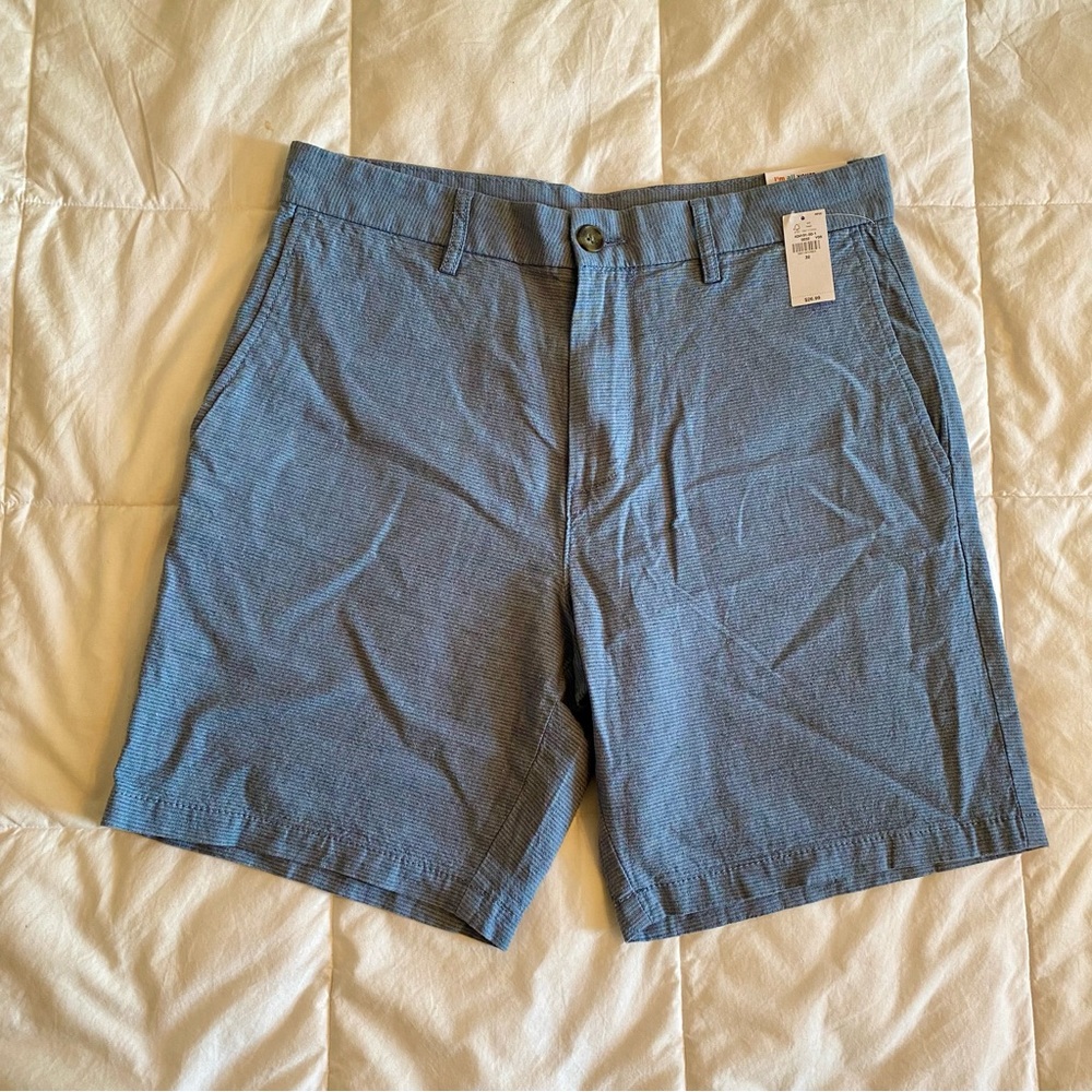 Old Navy Men's Blue Linen Shorts